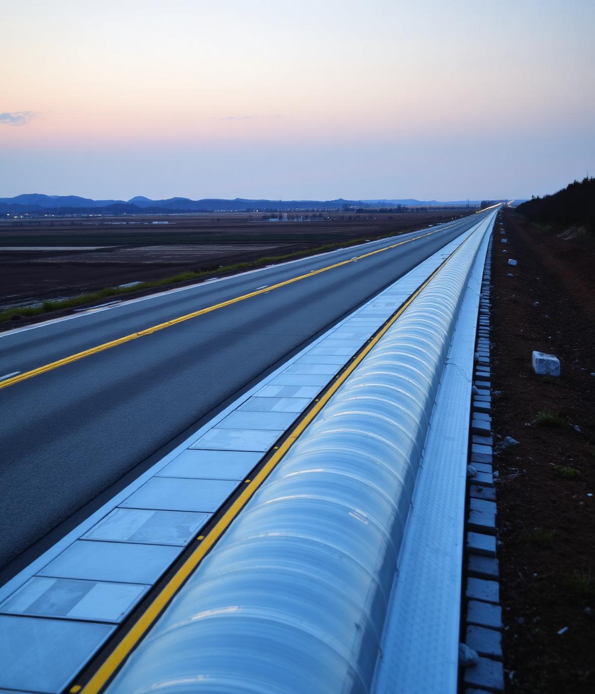 Completed roadway and stormwater infrastructure — placeholder project image